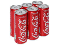[Rẻ vô địch] Lốc 6 lon coca- cola 320ml