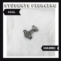 [Rẻ Vô Địch] Mặt Dây Chuyền Hình Hoa Văn Cá Tính - Không Han Gỉ