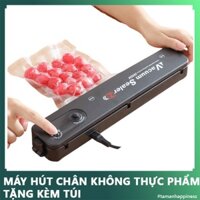 [Rẻ vô địch] Máy đóng gói hút chân không thực phẩm chuyên dùng túi nhám VACUUM SEALER Z + 10 túi nhám