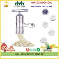 👑Rẻ Vô Địch👑 Máy Làm Bún, Dụng Cụ Làm Bún Tươi Bằng Tay Inox Tiên Dụng, Dễ Dàng Làm Bún Tại Nhà An Toàn