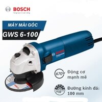 [RẺ VÔ ĐỊCH] Máy mài , máy cắt cầm tay BOSCH GWS 6-100 lõi đồng 670W - Máy cắt sắt bosch+Tặng đá mài