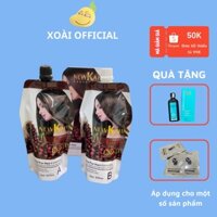 [RẺ VÔ ĐỊCH] Nhuộm nâu phủ bạc không dính da đầu New Kafen 500mlx2- GUKAVO