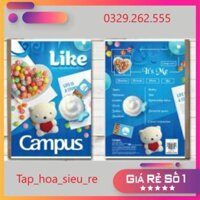 (Rẻ Vô địch) Set 10 Vở Campus Gift Campus Season 120 trang hàng siêu chuẩn