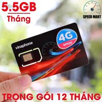 [Rẻ Vô Địch] SIM 4G VINA Trọn gói 1 năm 66G/năm KHÔNG PHẢI nạp tiền| SIM 3G 4G MIỄN PHÍ 1 NĂM