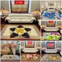 [RẺ VÔ ĐỊCH] thảm trải sàn bali 5D mẫu hoàng gia, thảm phòng khách cổ điển đặt theo kích thước, trang trí nhà cửa
