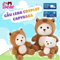 [Rẻ vô địch] Thú Bông Lena Cosplay Capybara -Gấu Trắng Chuột Lang Nước