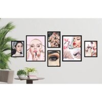Rẻ Vô Địch TRANH MAKEUP - NAIL - MI ( 6 TRANH PHỐI HỢP )