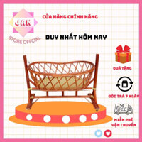 [Rẻ vô Địch]Chõng gỗ Nôi mây Chõng mây cho bé 0-10 tháng tuổi