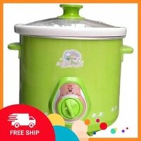 [Rẻ vô địch]NỒI KHO CÁ, NẤU CHÁO, HẦM THỊT ĐA NĂNG -1.5L - màu xanh