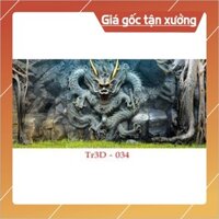 [RẺ VÔ ĐỊCH]Tranh bể cá-fish 3D PHỤ KIỆN bể cá cảnh, bể cá thủy sinh RỒNG ĐẸP kích thước 60,80,90,100,120,150,160