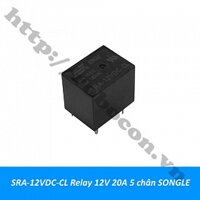 RE54 Relay SRA-12VDC-CL 12V 20A 5 Chân Songle