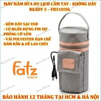 READY 3 - Túi vải ủ nóng bình sữa / Dụng cụ hâm sữa du lịch cầm tay Fatzbaby - Fatz FB3103SL