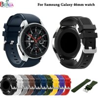 【Ready】 Galaxy 46mm watchband Replacement silicone strap For Samsung Gear S3 22mm sport wristband For Samsung Galaxy 46mm SM R800 watch