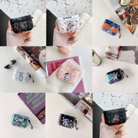 【Ready】 New Cute Cartoon crystal sticker soft shell Earphone Case For Sony WF 1000XM3 Bluetooth Headset Protecte Charging Case For Sony
