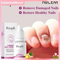 Ready Rtopr Ginger Antibacterial Nail Repair Essence Nail Treatment Essential Nail Repair Essence Serum Điều trị nấm móng Loại bỏ nấm móng chân Nuôi dưỡng móng chân Chăm sóc chân NIC CelestialNook