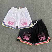 【Ready Stock】 American New Fashion Brand High Street Basketball Shorts Letter Printing Boys Casual Ins Summer Shorts Loose Track Pants X0u0
