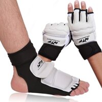 【Ready Stock】 Big Sale Taekwondo Gloves Foot Protector MMA WTF Adult Child Hand Foot Protector Half Finger Boxing Gloves Wholesale CbkY