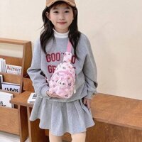 【Ready Stock】 Cute New Children's Bags Cartoon Chest Bag Backpack for Going out Smal Bags for Babies Western Style Girls' Lightweight Crossbody Backpack u4zE