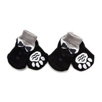 【Ready Stock】 Dog Shoes Teddy Waterproof Small Dog Autumn and Winter Shoes Cat Anti-Scratch Booties Pet Knee Pad Non-Slip Shoe Cover KVPg