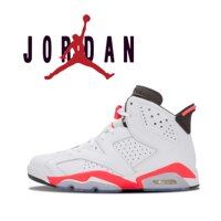 Ready Stock Original NIKE_Air_Jordan_6_Retro_AJ6_Joe_6 Sakura Wood Flower Red Mens High Basketball Shoes 384664 456 Womens Running Shoes Sneakers 36-46