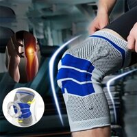 【Ready Stock】 Sports Menisci Knee Pad Protective Knee Running Injury Basketball Joint Silicone Scale Protective Gear Patella Ligament 51M9