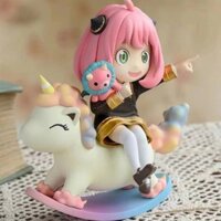 【Ready Stock】 Spy Play House Melon God Fujie Anya Hand Office Sitting Wooden Horse Face Changing Cute Model Car Decoration Gift ibPI