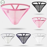 ⭐READY STOCK ⭐Underwear Gray Lingerie Underwear Men Sexy Underwear Nylon Panties Pink[Overseas Products]
