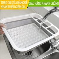 ◊✲【ready stock】Chậu Nhựa Tiện Ích Đựng Bát Đũa Gấp Gọn GD500