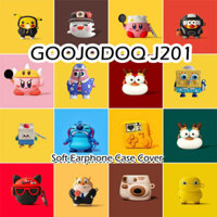 READY STOCKFOR GOOJODOQ J201 Mềm Silicone Couple Phim Hoạt Hình Tai Nghe Bảo Vệ Case No.3