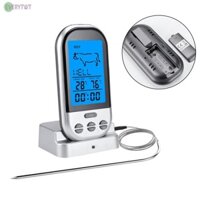 【Ready Stock】Wireless Grilling Thermometer Wireless Cooking Set Grill Meat Oven Probe Remote@New