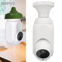 ReadyGo Camera WiFi Tầm nhìn ban đêm 2MP Chức năng báo động âm thanh 2 chiều với Ổ cắm E27 110‑220V để đảm bảo an toàn cho gia đình