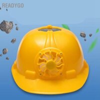 ReadyGo Có hàng sẵn Quạt Mũ bảo hiểm an toàn Làm mát phía trước bằng pin mặt trời Tấm che nắng thoáng khí cho công trường xây dựng Ngoài mùa hè