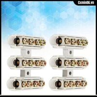 ReadyGo Đầu nối dây nối 3 cách loại vít nhỏ gọn dòng điện đầu cuối khối lượng đầu cuối hệ thống nối dây 1000V 2pcs