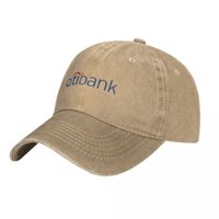 (Readystock) Logo Citibank Người lớn rửa mũ cao bồi vòng cong mũ chống nắng mũ đơn giản Unisex 100% cotton kiểm soát nam