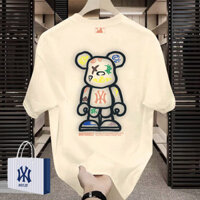 Readystock MBLREEZ giản dị hàng đầu đường phố nam đơn giản in hình hoạt hình cặp đôi áo thun ngắn tay 116