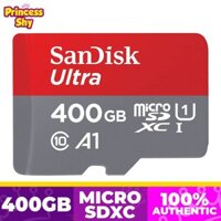 🔥【Readystock】 + Miễn Phí Vận Chuyển + COD🔥SanDisk 400GB Ultra UHS-I A1 Class 10 Micro SDXC 120Mbps SDSQUA4-400G