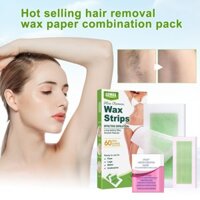 Readystockunderarm Wax Strips để tẩy lông Mặt Bikini Wax Strips cho Brazil Waxing Strip Tẩy lông toàn thân