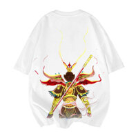 Readystocky Black Myth Goku Big Talk Journey to the West Monkey King Pure Cotton In Hình Rời Áo Thun Tay Ngắn 822