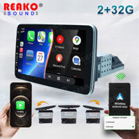 Reakoauto 1 Din Đa Năng Đài Phát Thanh Ô Tô Đa Phương Tiện Video 9 / 10 '' Inch Màn Hình Cảm Ứng Dọc Autoradio Stereo Hỗ Trợ Carplay