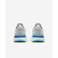 [Real] (Giày Nike chính hãng) Giày Nike Epic React Flyknit 2 W “Light Silver/Spruce Aura” Nữ .  , '