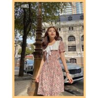 Real [Hương mùa hè] Đầm hoa cổ trắng cổ điển nhẹ nhàng - MSA863  new . HOT 🚀 2021 ' . ` "  `