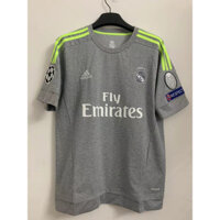 Real Madrid Away 2015-2016 [Vintage] Áo thun bóng đá S-2XL * Tùy chỉnh & Chất lượng cao *