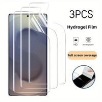 Realme14 3 Chiếc 800D HD Trong Suốt Mềm Hydrogel Cho Realme V60 GT7 14 Pro Racing Lite Plus Note 60x Neo7 SE Neo7x 14x Chống Gián Điệp Bảo Vệ Màn Hình Điện Thoại Chống Cháy Nổ