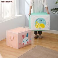 ❦realshade157[Video Review] Túi Vải Đựng Quần Áo Chăn Màn Siêu Lớn HÌNH CUTE - Hộp Vải Đựng Cất Đồ Đa Năng, Đựng Gối Mền