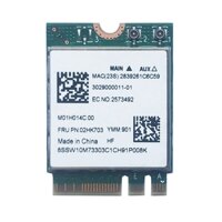 Realtek RTL8822CE, M.2 wifi card, 1200M, có bluetooth 5.0, hai băng tần 2.4G và 5G. Bộ Kit gắn desktop