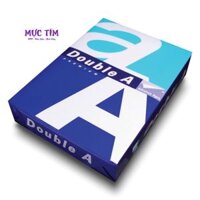 Ream giấy A4 trắng định lượng 80gsm Double A (500 tờ/ ream)