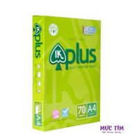 Ream giấy A4 trắng định lượng 70gsm Plus (500 tờ/ ream)