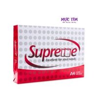 Ream giấy A4 trắng định lượng 70gsm Supreme (500 tờ/ ream)