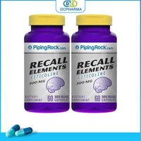 Recall Elements citicoline 500mg Mỹ (Lọ/60v)