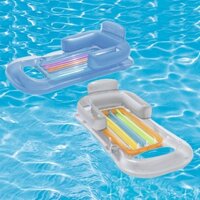 Recliner Phòng chờ bơm hơi, Giường bể bơi Võng nước, Sàn có tay vịn Thảm phao